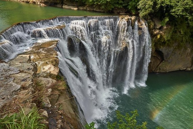 Half Day Private Tour to Jiufen, Shifen Waterfall & Pingxi Sky Lantern - Golden Waterfall, color made by minerals and rain