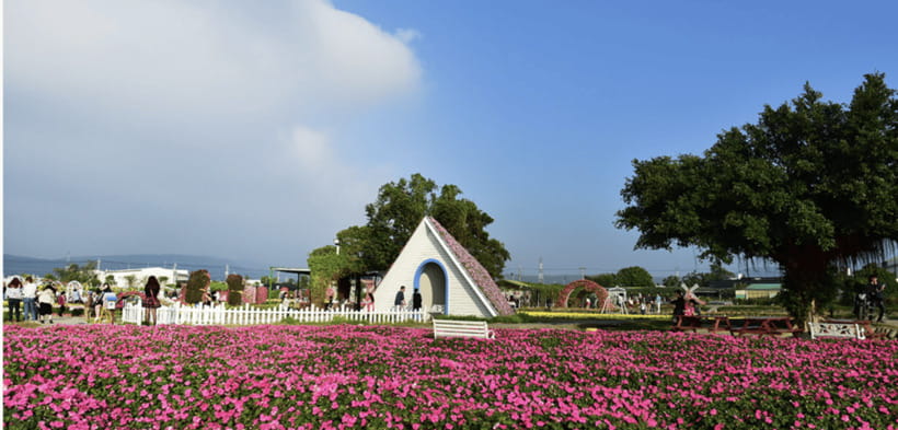 Taipei-Taichung-Taipei Private day trip - Zhong She Flower Garden starts the day with color