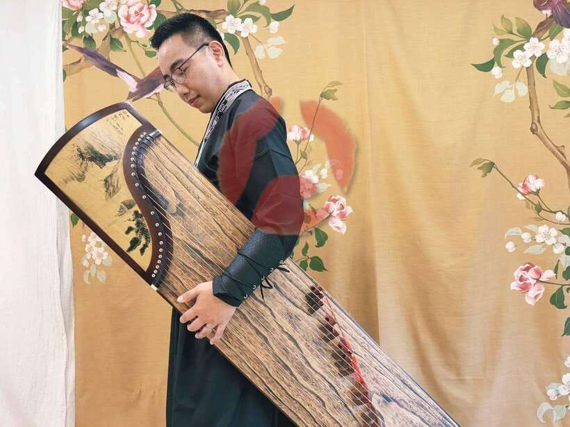 Wear Hanfu and play guzheng - Making the 10-minute video